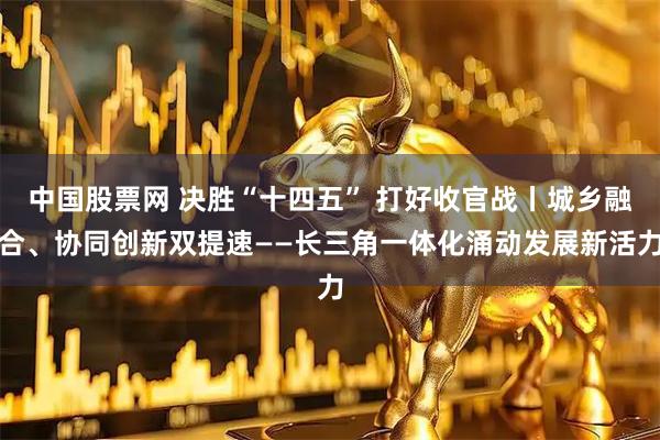 中国股票网 决胜“十四五” 打好收官战丨城乡融合、协同创新双提速——长三角一体化涌动发展新活力